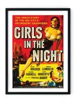 Girls In The Night Retro Film Poster